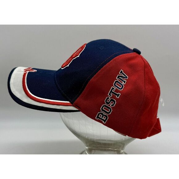 Haina Red Sox Baseball Cap Hat Hook & Loop Back OSFM - Picture 4 of 6